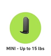 Mini magnetic hook holds up to 15 lbs