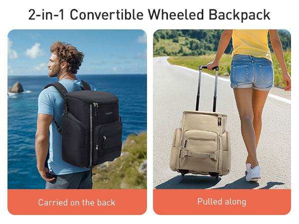 TOURIT Rolling Beach Cooler
