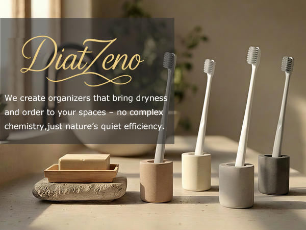 DiatZeno Single Mini Toothbrush Holders for Bathrooms