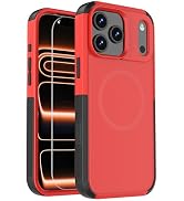 X-belmox Magnetic Case for iPhone 17 Pro Max Shockproof, 3-Layers Rugged Protective with Screen P...