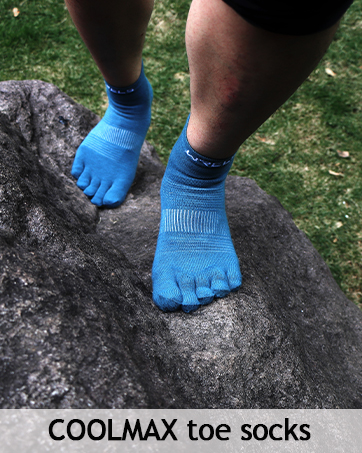 coolmax toe socks