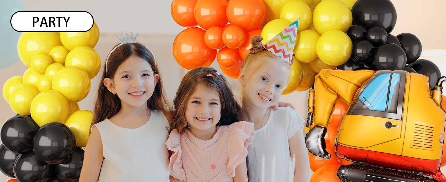 construction balloon arch