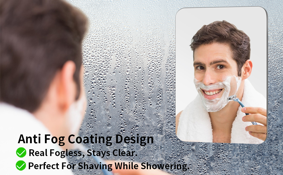 Anti Fog Mirror Shatterproof