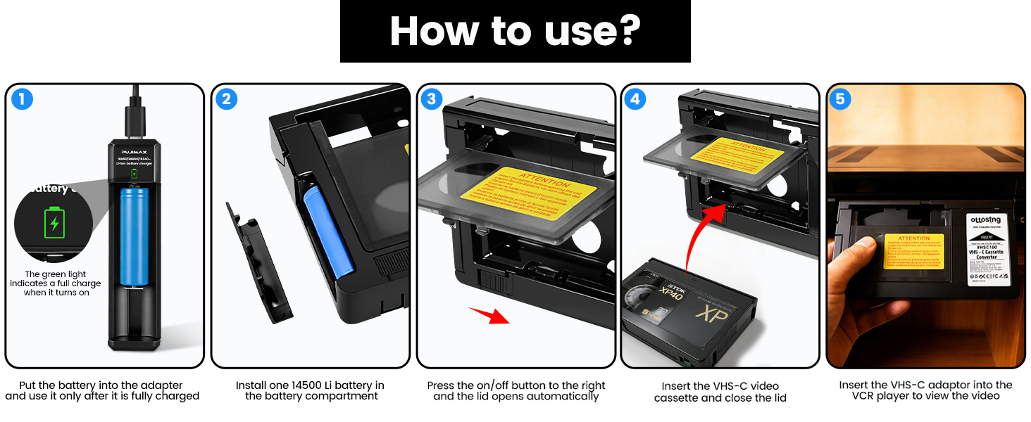 vhs c dapter updated use methods
