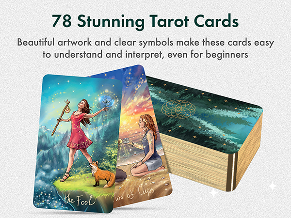 cartas de tarot tarot deck with guide book fairy tarot cards light seers tarot deck