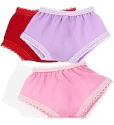 Abaodam Baby Doll Diapers Underwear 4pcs Baby Doll Diapers Underwear Doll Accessories for 18- Inc...
