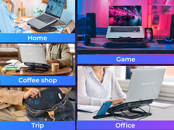 laptop stand with fan