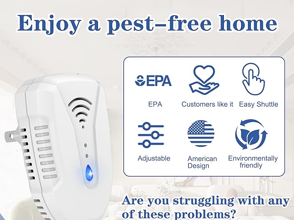 Bectine ultrasonic pest repeller