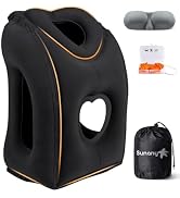 Sunany Travel Pillow, Upgraded Plane Pillow for Long Flights, Inflatable Neck Pillow Used for Air...