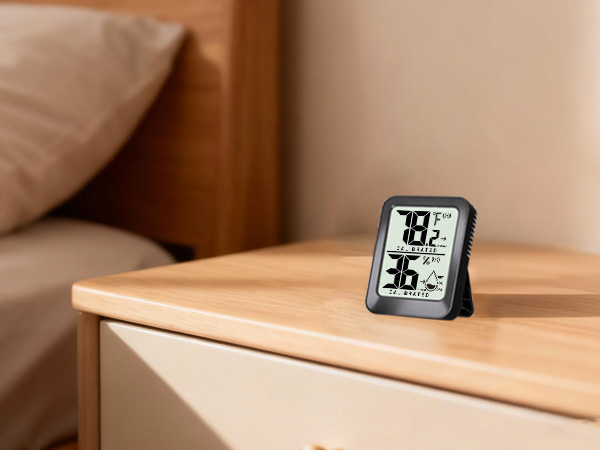 temperature and humidity monitor for bedroom