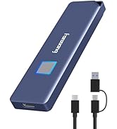 fanxiang Fingerprint External SSD 1TB Portable SSD, Up to 1050MB/s, Touch SSD External Solid Stat...