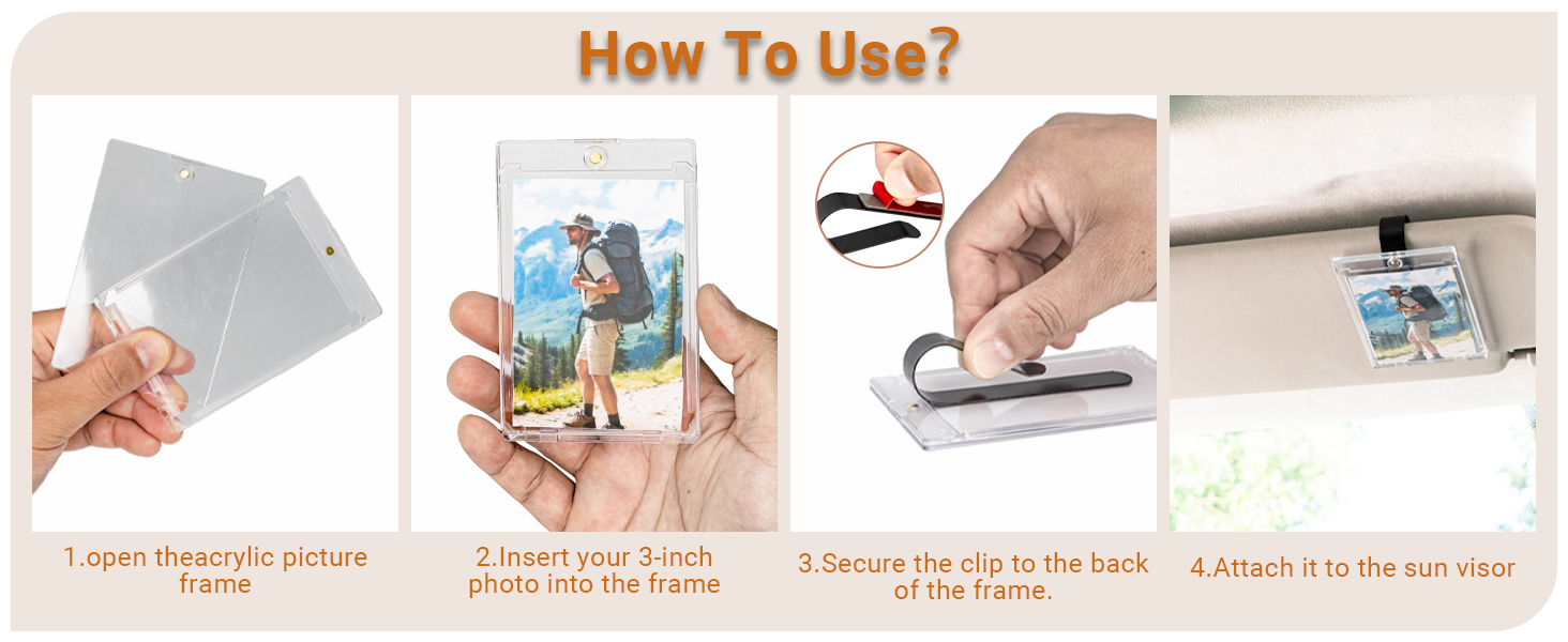 car visor photo clip