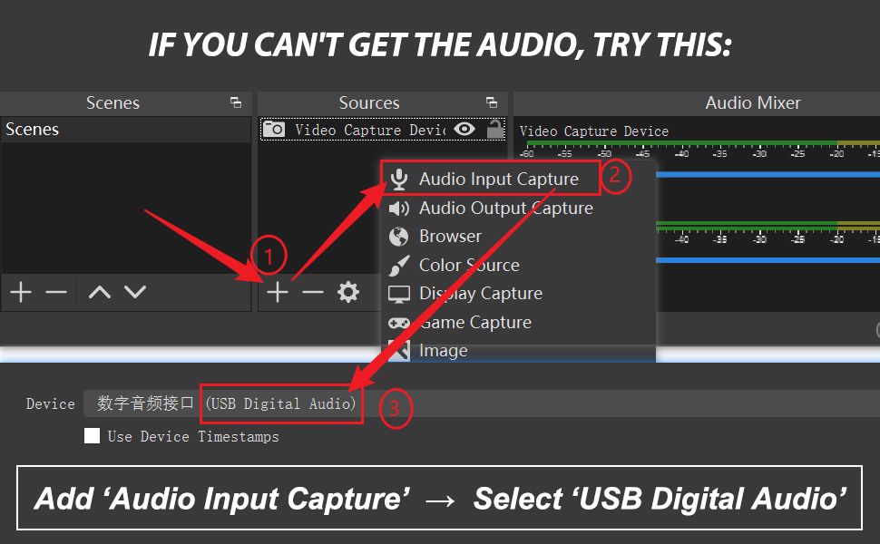 If you can't get the audio, try this
