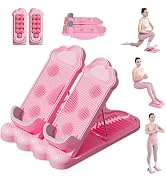 kisnbld Slant Board, 3 in 1 Calf Stretch Board with Foot Massager & Resistance Bands, 12-Level Ad...