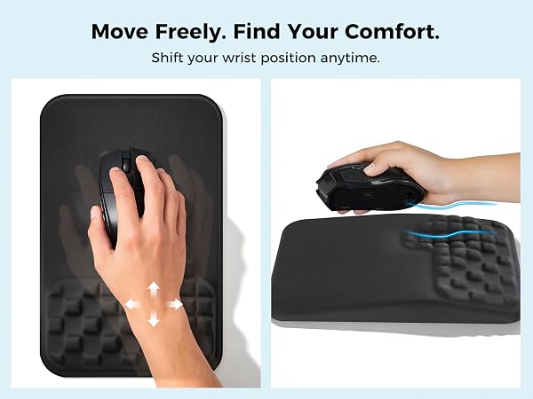 mousepad with wrist rest