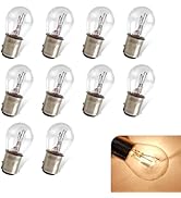 Eratus 10 PCS 1157 Bulb, BAY15D P21/5W S25 High and Low Foot Plug and Play Halogen Brake Light, 1...