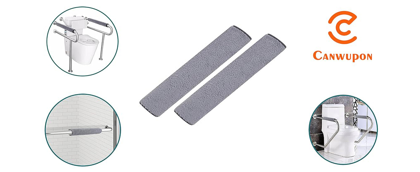 2 Pcs Wheelchair Armrest Pads Covers