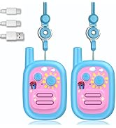 WITPAW 2 Pcs Walkie Talkies for Kids Rechargeable 3 KM Handheld Walkie Talkies Long Range Childre...