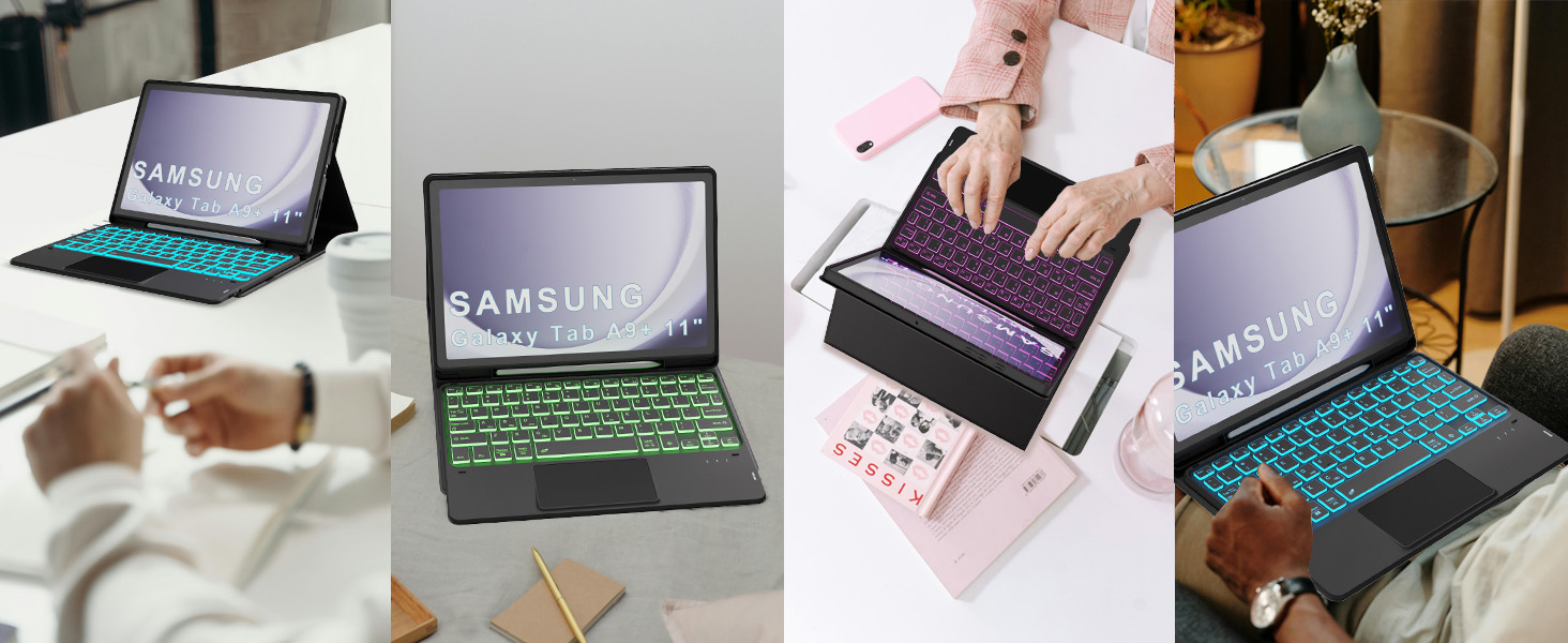 galaxy tab a9 plus keyboard case