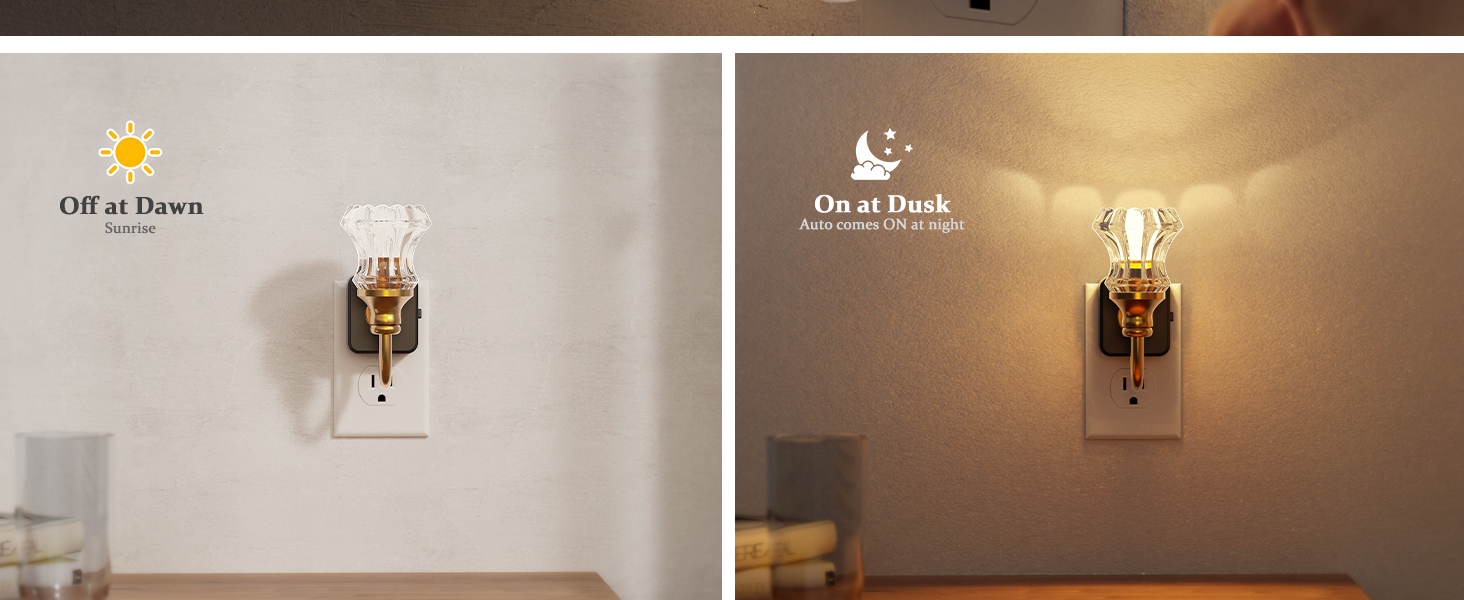 Glass Flower LED Nightlight
