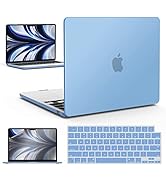 IBENZER Compatible with M2 2023 2022 MacBook Air 13 inch case, Model A2681, Hard Shell Case&Keybo...