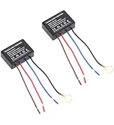 2Pcs Touch Lamp Control Module, Touch Lamp Sensor Replacement Kit, Lamp Touch Dimmer Switch 3 Way...