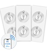 30PCS NFC Tags NTAG216 Chip, Programmable NFC Stickers with Adhesive Labels - 888 Bytes Memory, R...