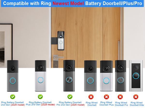 anti theft doorbell mount ring doorbell mount no drill adjustable doorbell mounting bracket holder