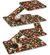 Bienbee Ferret Cage Liner Set for Ferret Nation & Critter Nation Cage, Waterproof Ferrets Cage Ac...