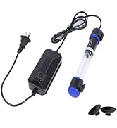 UV-C Aquarium Clean Light with Timer, Mini 3W 5W 7W 9W 11W Submersible Algae Clean Light Water Gr...