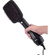 Sonew 2 in 1 Hair Dryer Brush & Straightener Brush, One-Step Hair Dryer and Styler, Negative Ion ...