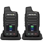 Retevis L71 PoC Radio Walkie Talkie, 4G WiFi Global Walkie Talkie(2 Pack) | for Emergency Family/...