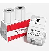 3 Roll Thermal Labels Compatible with Phomemo M110/M221/M220/M120/M200/M110S Label pirnters,1.57