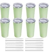 GGQ 20oz Travel Coffee Tumbler Food-Grade 304 Stainless Steel Vacuum Insulated Double Wall Leak-P...