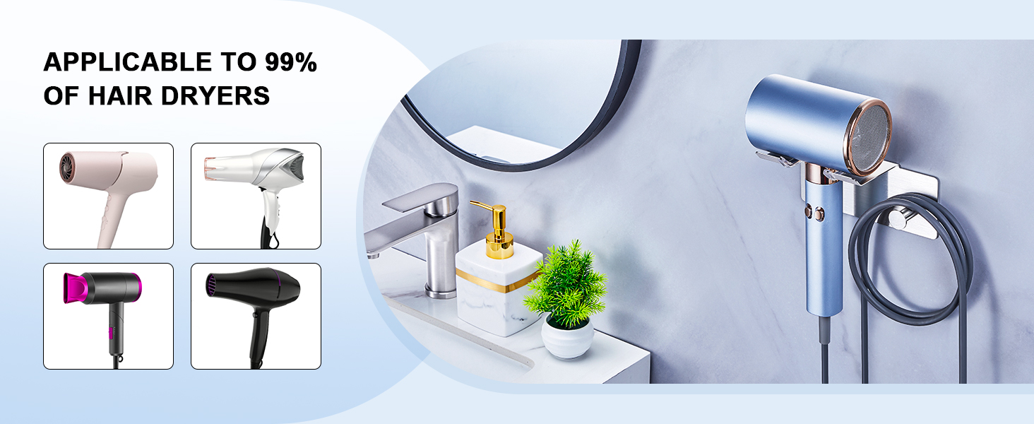 hair dryer hanger blow dryer holder blow dryer holder wall mounted