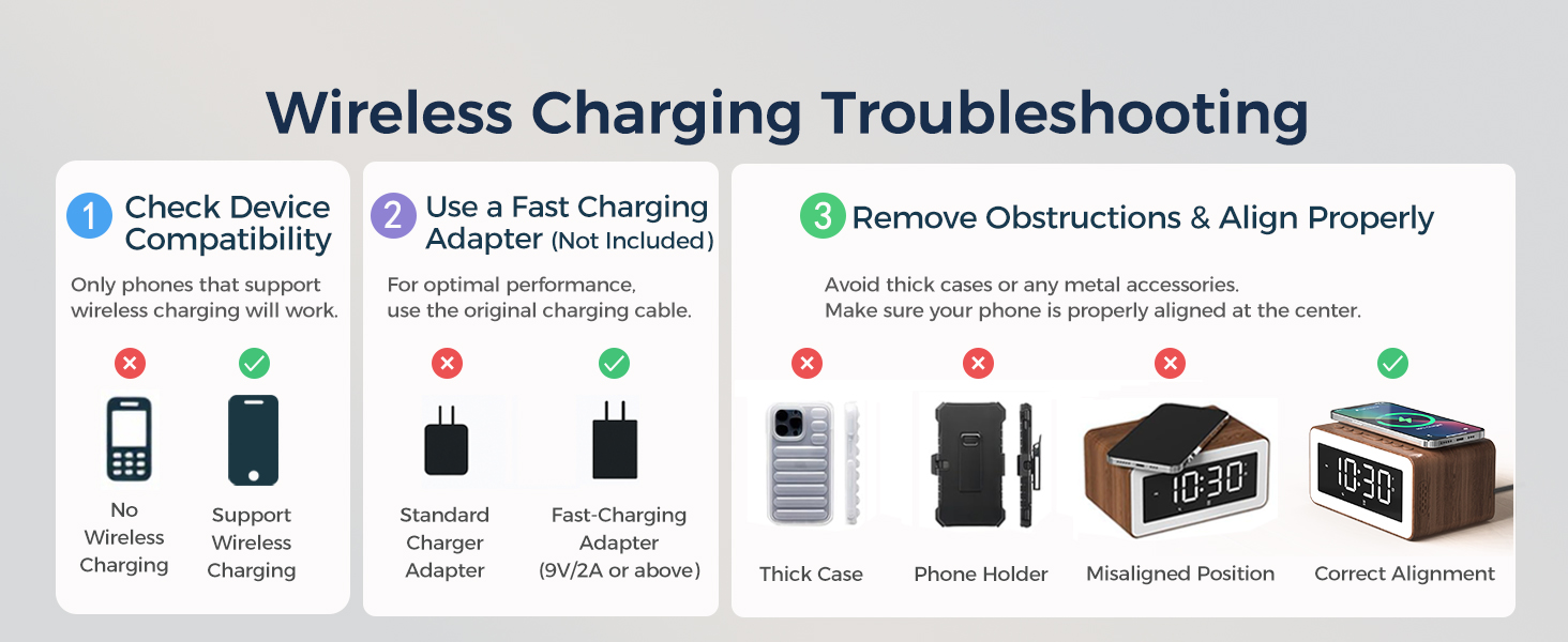 alarm clocks for bedrooms