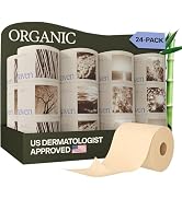 Haven Bamboo Toilet Paper Bulk Rolls - 100% Organic Tissue - 3-Ply Septic Safe, Unbleached, Non-T...