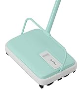 Eyliden Carpet Sweeper, Mini Size Lightweight Hand Push - No Noise, Non-Electric, Easy Manual Swe...
