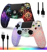 CHENGDAO Controller for PS4, Wireless Controllers for PlayStation 4/Pro/Slim, Remote Control with...