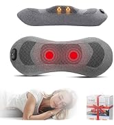 3 in 1 Lower Back Massager, Triple Fusion Back Massager Spinal Decompression Device with Heat and...