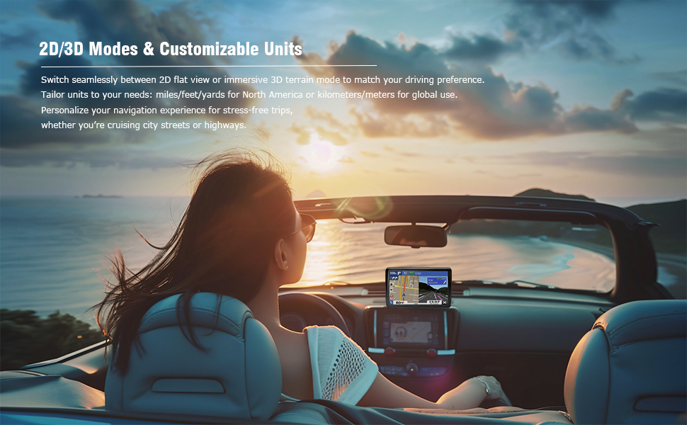 2D/3D Modes & Customizable Units