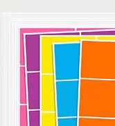 120 Colored Labels Stickers 3 x 2 Inch