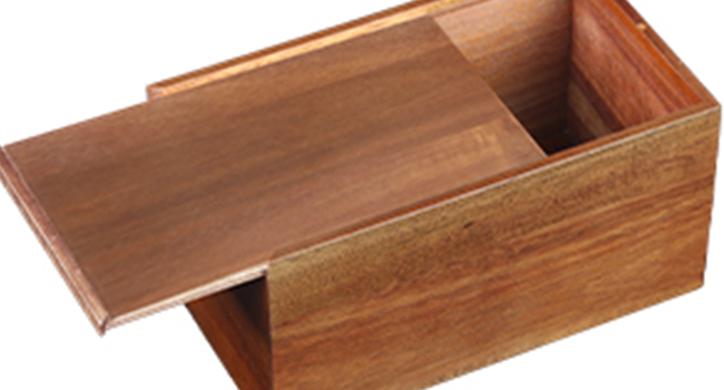 Acacia Wood Tissue Box Holder