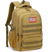 Bunnychill Tactical Backpack for Boys Men, 30L Kids Camo Backpack for School, 4 Compartments Teen...