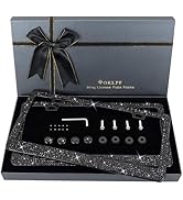OKLPF Bling License Plate Frame for Women, 2PCS Sparkly License Plate Frames| Over 1200 pcs14 Fac...