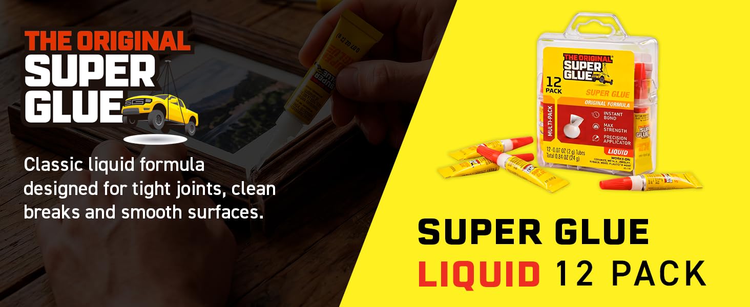 Super glue Liquid 12 pack