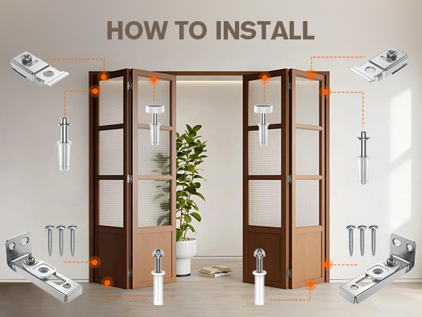 Bifold Door Hardware Repair Kit