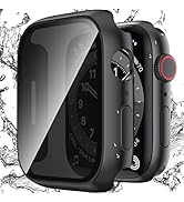 Zumyzu Waterproof Privacy Case Compatible with Apple Watch Series 6/5/4/SE2/SE 44mm with Anti-pee...