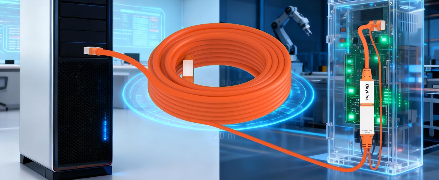 Active USB3.2 Gen2 10G A male to A female cable