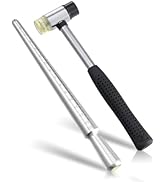 Meowoo Ring Sizer, Can be Hammered Solid Ring Mandrel and Jewelry Rubber Mallet, Ntegrated Conica...